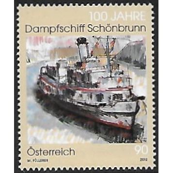 Mi 2997: Centenary of the Steamship 'Schönbrunn'