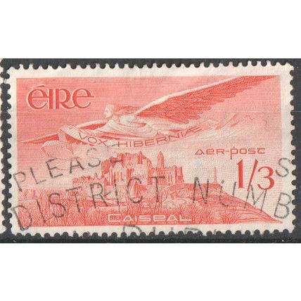 EIRE / IRELAND 1948 - Angel Victor over Rock of Cashel - Air Mail - 1/3d Used