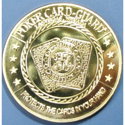 Chip Chaser. Challenge Coin. Casino Card Guard. 1.50". 91b.
