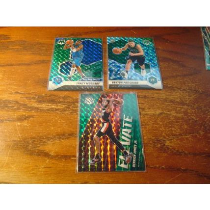 2020/21, Panini Mosaic, 11-Cards, Green Reactive Prizms, w/Rc Variations, Stars