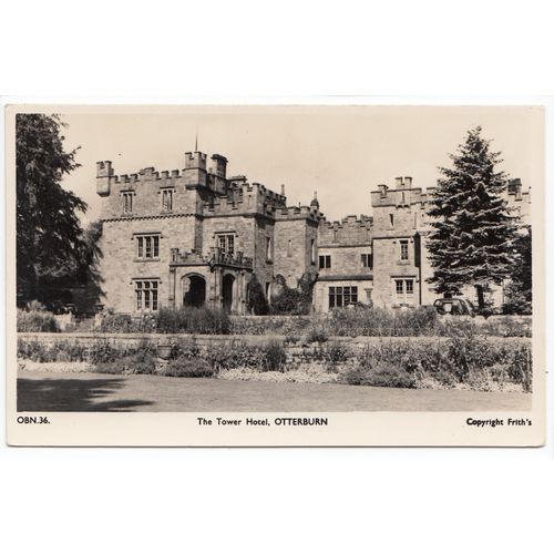 The Tower Hotel Otterburn Northumberland RP Postcard 36
