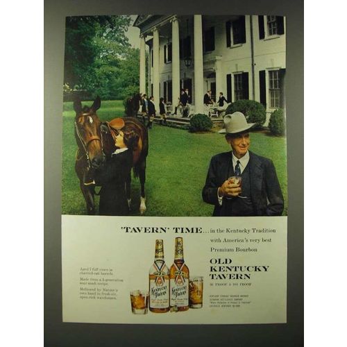 1960 Old Kentucky Tavern Bourbon Ad - Tavern Time