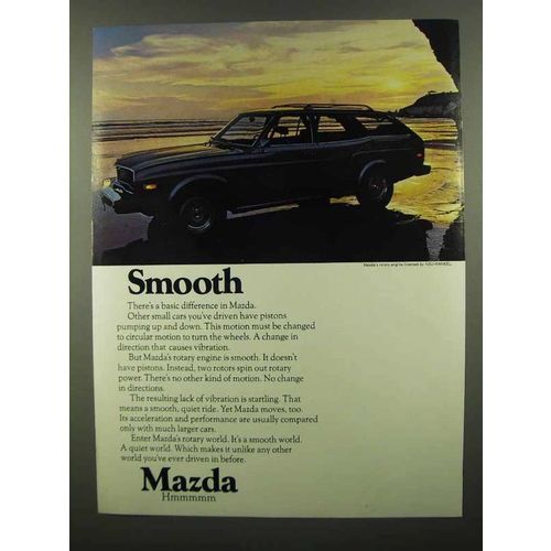 1974 Mazda Car Ad - Smooth