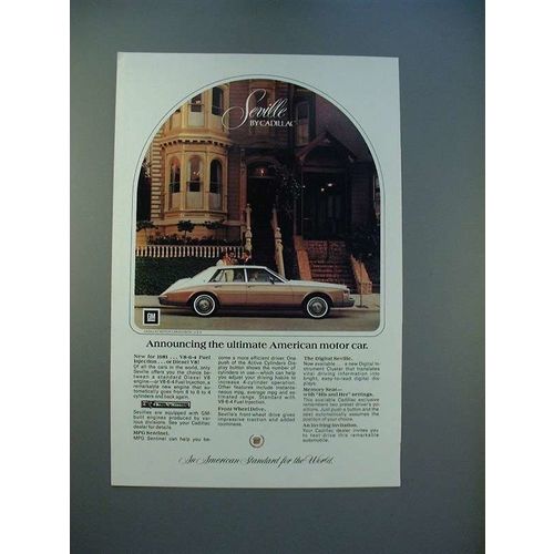 1981 Cadillac Car Ad - Ultimate American Motor Car