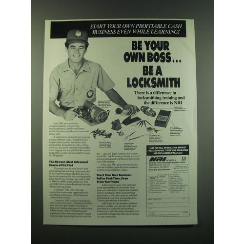 1988 NRI Schools Ad - Start your own profitable cash business