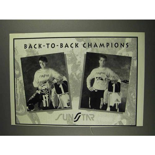 1992 Sunstar Gears Ad - Back-to-Back Champions