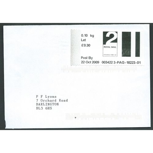 2010 2ND 'POST & GO' (MANCHESTER SPRING GARDENS) ON COVER (EBID4005)