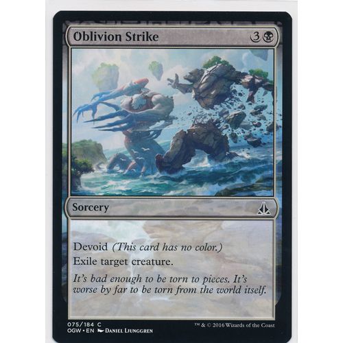 Magic the Gathering MTG Oath of the Gatewatch 75/184 Oblivion Strike