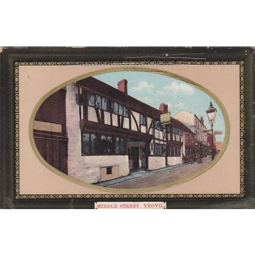 Middle Street Including The george Hotel Yeovil Somerset Postcard (SOM6318)