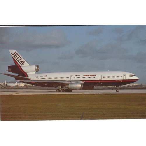 Jet 24 Air Panama Civil Aircraft Postcard (A20450)
