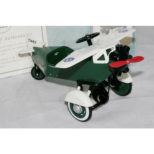 HALLMARK KIDDIE CAR CLASSICS 1935 AIRPLANE STEELCRAFT BY MURRAY LIMITED EDITIO