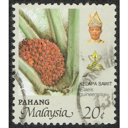 Pahang 1986 National Products 20c Multicoloured SG130 FU