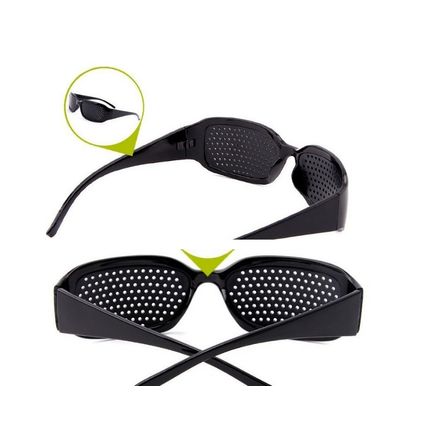 Small Hole Vision Correction Eyesight Improvement Care Exercise Eyewear Glasses