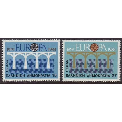 Greece 1984 SG 1656-7 UMM - Europa/CEPT (G-235-01)