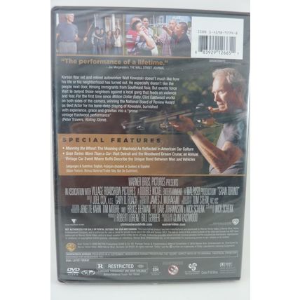 Grand Torino DVD Sealed NEW Eastwood