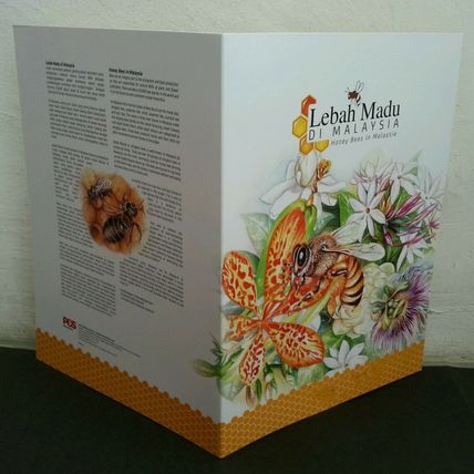 Malaysia Honey Bees 2019 Insect Flower Flora Fauna (folder) *limited