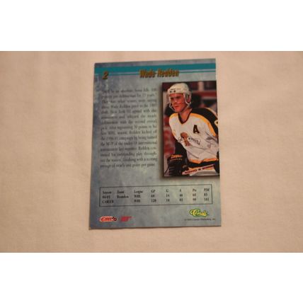 Wade Redden 1995 Classic Hockey Draft 95 NO. 2