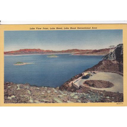 Las Vegas - Lot of 6 - Linen Era Postcards - El Rancho, Boulder Dam, Court House