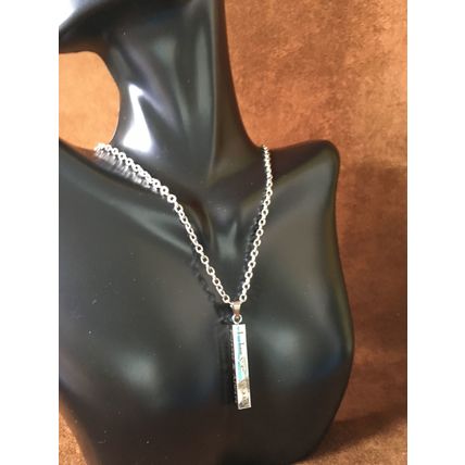 Necklace Pillar Pendant I Love You Forever & Always #101 USA Seller