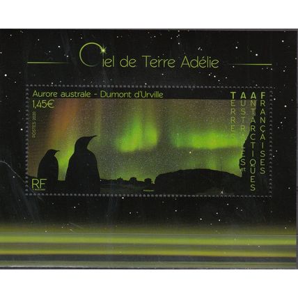 TAAF 2020 Bloc Feuillet Ciel de Terre Adélie Neuf **