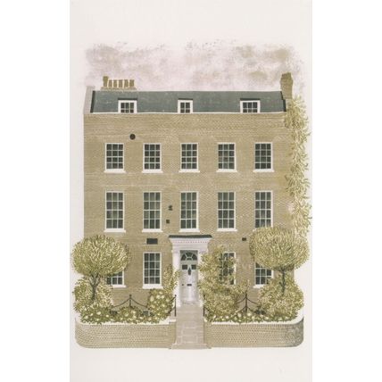Kelmscott House Mansion Upper Mall Hammersmith London Postcard