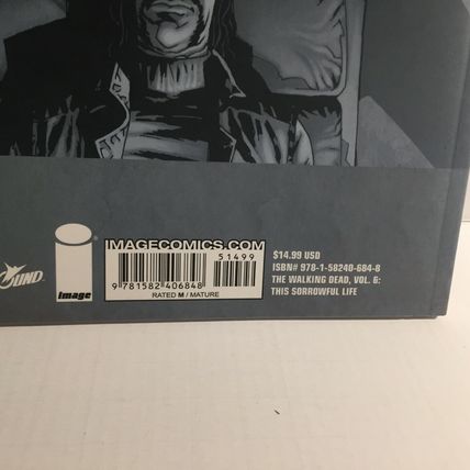 Image Comics The Walking Dead Volume 6 Graphic Novel
