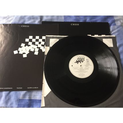 CHESS - Tim Rice /Andersson/Ulvaeus (2 x 12" Vinyl LP Record album) 33⅓ RPM 1984