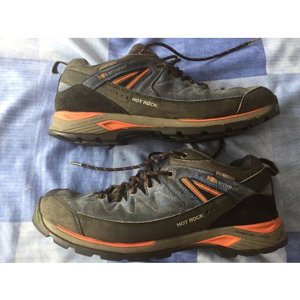 Mens Karrimor HOT ROCK LOW 00 BLUE/ORANGE HIKING Shoes UK Size 10 45 USA 11
