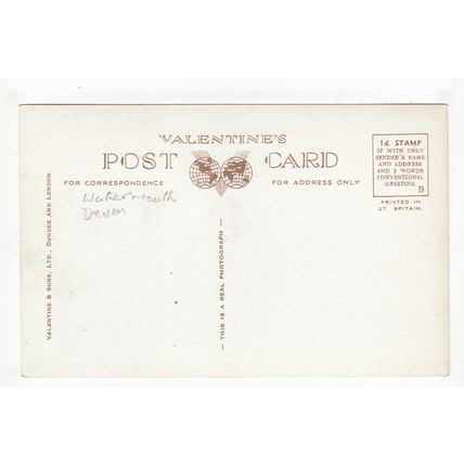 Briary Cave Watermouth Postcard RP Devon
