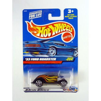 Hot Wheels '33 Ford Roadster #234 Black Die-Cast Car 2000