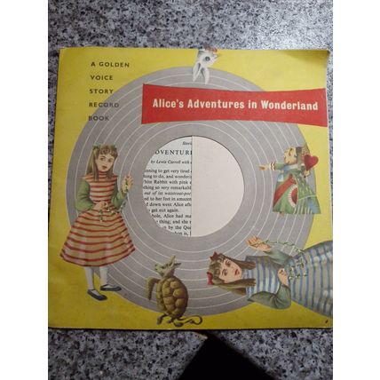 Alice's Adventure in Wonderland - BOOK ONLY - NO RECORD