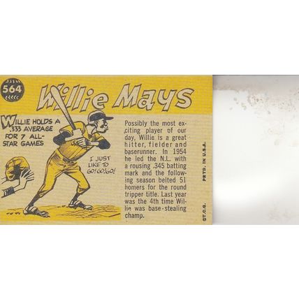WILLIE MAYS 1960 SPORT MAGAZINE AUTOGRAPH SAN FRANCISCO GIANTS HOF WORLD CHAMP