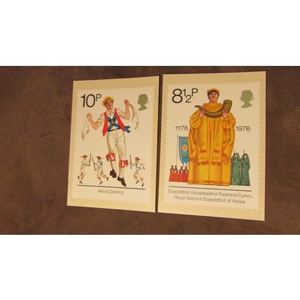 1976 GB PHQ Postcard cover - British Cultural history set - PHQ17