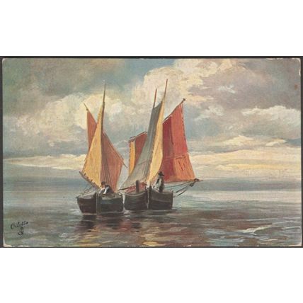 G Fuhrmann - The Sea has its Pearls, 1907 - Tuck's Oilette Postcard