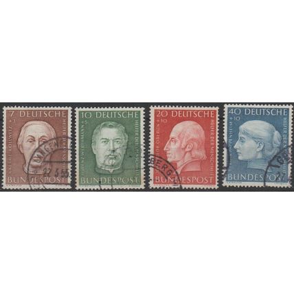 Mi: 200/3 used 1954 Cat € 57