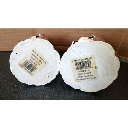 Magic Creations 3 Santa's Resin? Taper Candle Holders