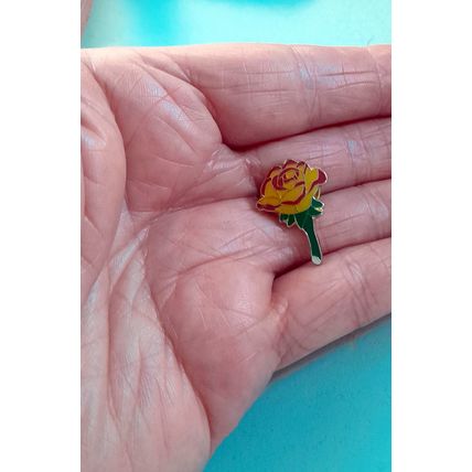 Badge Stud : Women's Royal Volintary Service : Rose