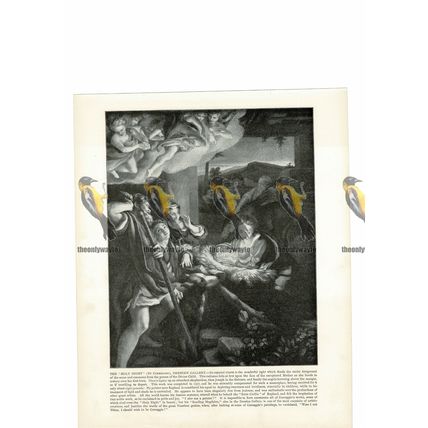 Holy Night, Correggio, Dresden, Germany, Book Illustration (Print), 1899