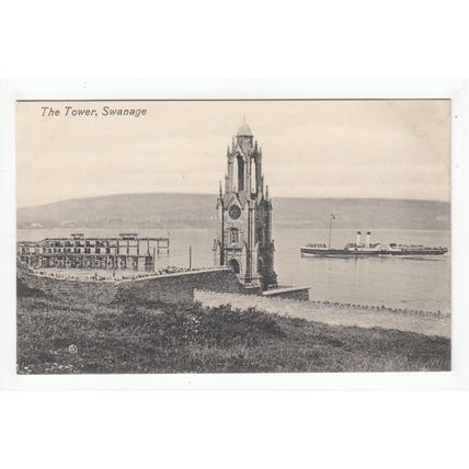 The Tower Swanage Postcard Dorset