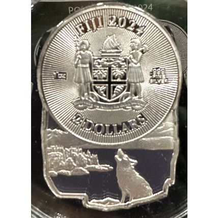 1 Oz Silver Collectible Wonders of Nature Polar Lights Box & COA Mintage Of 999
