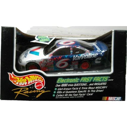 Mattel Hot Wheels Racing NASCAR Valvoline #6 w/Electronic Fast Facts Game