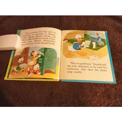 Tell-A-Tale Donald Duck's Lucky Day By Walt Disney Production 1951 Great Shape