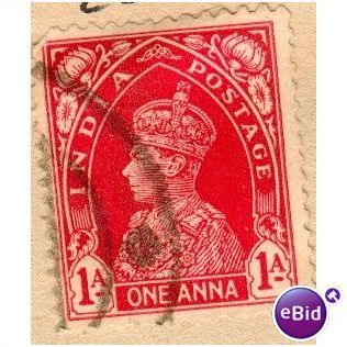 India 1937 - SG 250 - KGV1 1a red - used 3