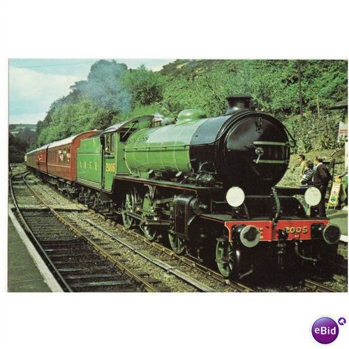 Railway Postcard LNER Peppercorn K1 2005 NYMR 2-6-0 Loco North Yorkshire Moors