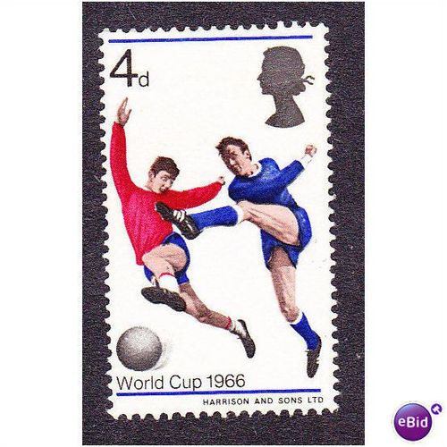 1966 World Cup Football Championship, 4d, Mounted Mint.