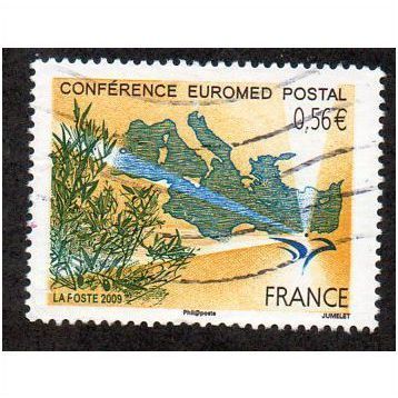 FRA 2009 56c 'EUROMED POSTAL CONFERENCE' FINE USED (EBID11170)