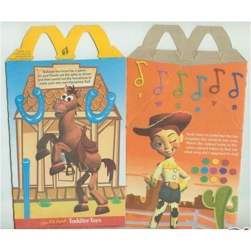 1999 McDonalds Disney's Toy Story 2 Buzz & Woody Happy Meal Box