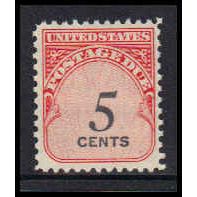 J93 5c Postage Due Fine MNH K5442