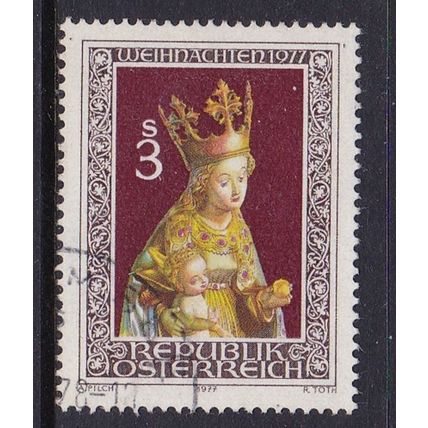 AUSTRIA 1977 CHRISTMAS USED SG1796 #2