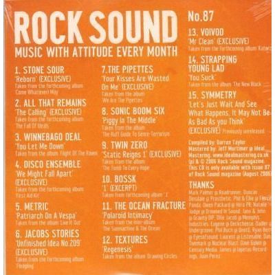 Sound Check CD Promo 15 Tracks Album Magazine Rock Sound